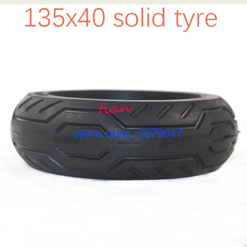 Hot Sale Good Quality 5 Inch Solid Tire Rubber Tyre for Electric Skateboard , Balancing Car , Trolley Cart , Baby Carriage