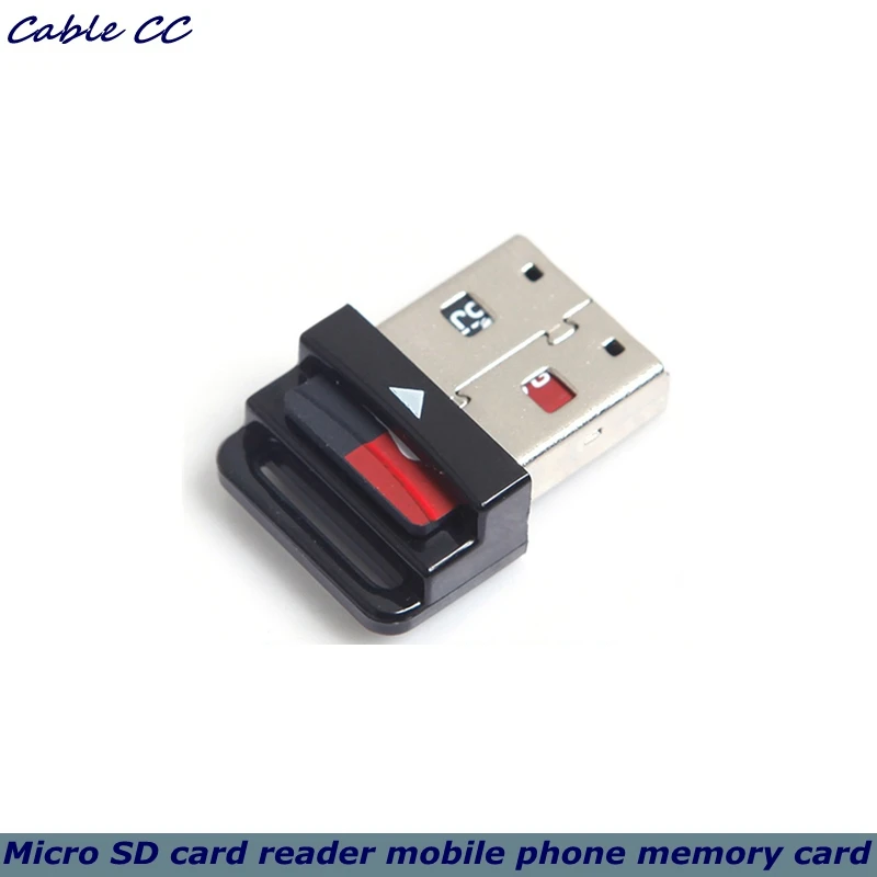 Przenośny czytnik kart USB 2.0 Micro SDXC SD TF Adapter kart Micro SD MicroSD TF Micro SDXC SDHC do 32 GB karty pamięci