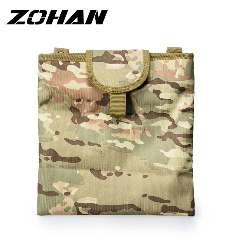 Zohan Hunting Foldable Molle Dump Magazine Pouch Military Recovery Bag Waist Pack Large Capacity for Outdoor Sport