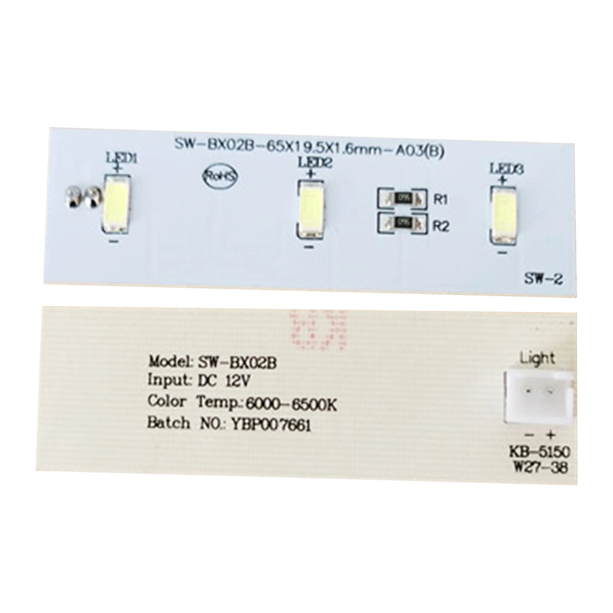 Refrigerator LED Bar Replacement LED Light Strip DC 12V for Electrolux Refrigerator ZBE2350HCA SW-BX02B Repair Part