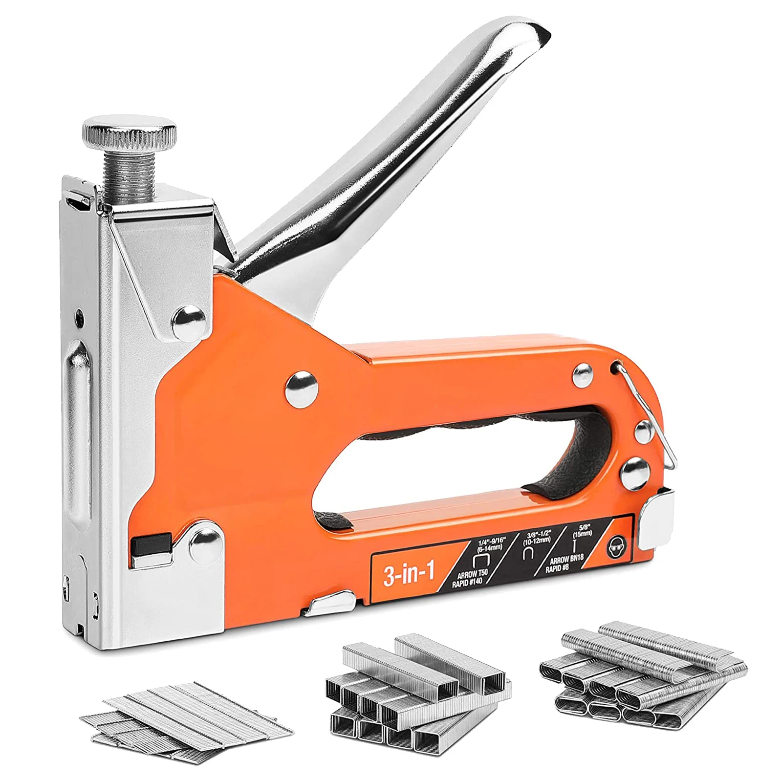 

3 In 1 Nail Gun DIY Furniture Construction Stapler Upholstery Staple Gun With 3000 Staples Home Decor Carpentry Tools