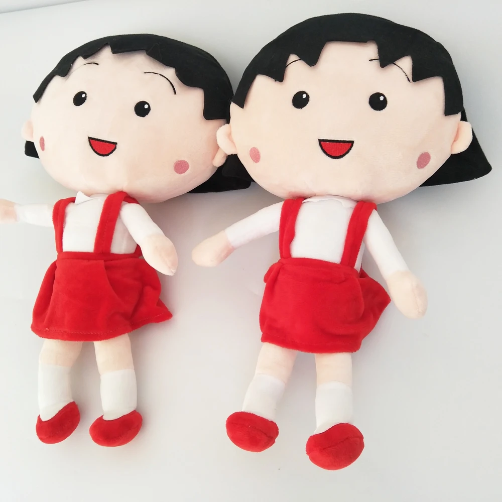 Crianças brinquedos de pelúcia bonito chibi maruko crianças bebê brinquedo de pelúcia menina boneca presente