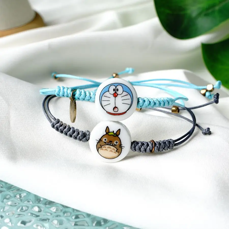 Student Ceramic Bracelet Cartoon Girlfriends Couple Jewelry Stall Products Wholesale #YXS08