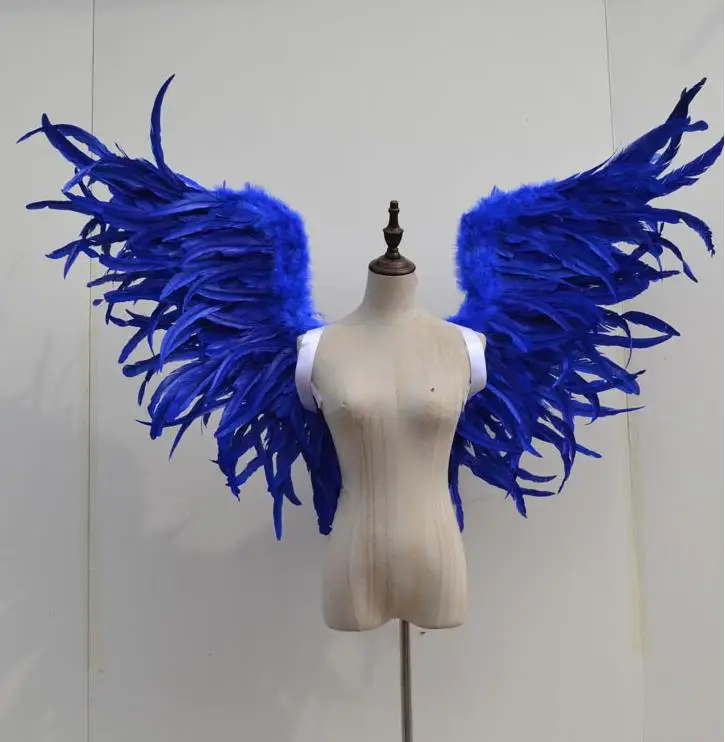 Wings props black feather angel wing catwalk show supply festival Angel Feather wings Window props underwear cosplay photography