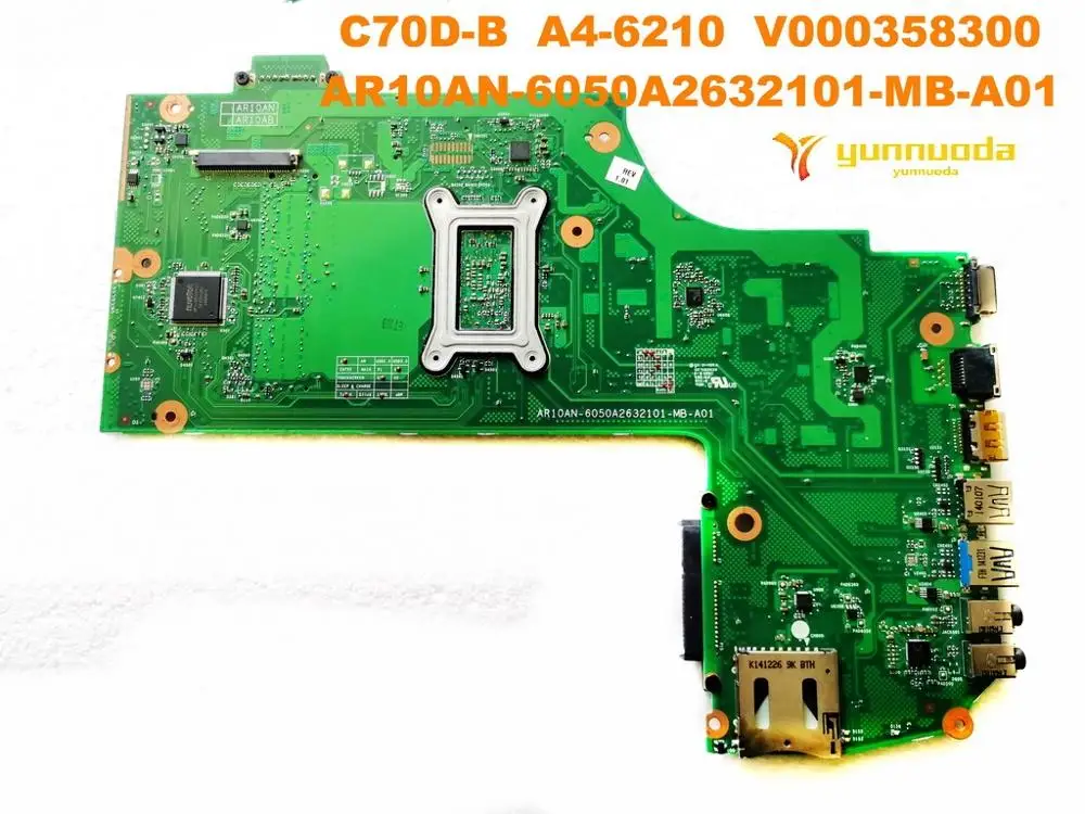 Original for Toshiba C70D-B laptop motherboard C70D-B  A4-6210  V000358300 AR10AN-6050A2632101-MB-A01 tested good free shipping