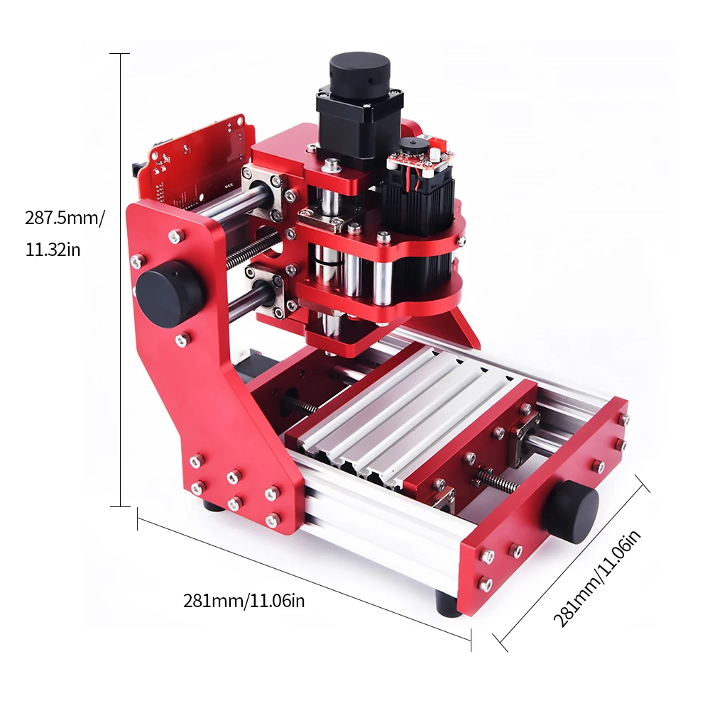 TWOWIN CNC 1310 Laser Engraver Metal Cutting Engraving Machine Wood PVC PCB Aluminum Copper Milling Machine Mini Machine