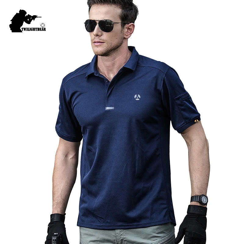 Summer Men's Short Sleeve Polo Shirts Quick Drying Shirts Airsorf Cambat T Shirt Casual Shirt Men Clothing Camping Shirts AF1122