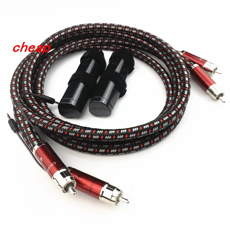 Hi-End COLORADO RCA Interconnect Audio Cables with 72V DBS