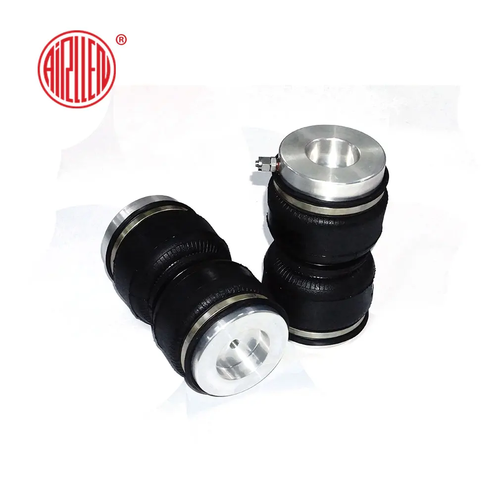 air suspension part a pair of rear airbags Airllen rubber spring for Nissan shock absorber double convolute pneumatic parts bag