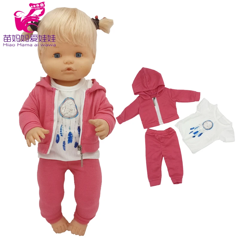 43cm Doll Clothes Coat Nenuco Ropa Y Su Hermanita 17 Inch Baby Dolls Jacket Children Girl Birthday Gifts