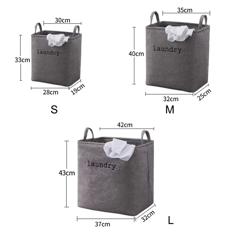 Foldable Storage Baskets Box For Clothes Panier A Linge Folding Bag Dirty Clothes Laundry Basket Toy Storage Home Organizer