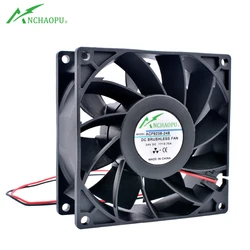 ACP9238-24B 92x92x38mm 92mm Fan DC24V 0.75A 2 Lines 2pin Dual Ball Bearing High Speed Cooling Fan for Chassis CPU Power Supply