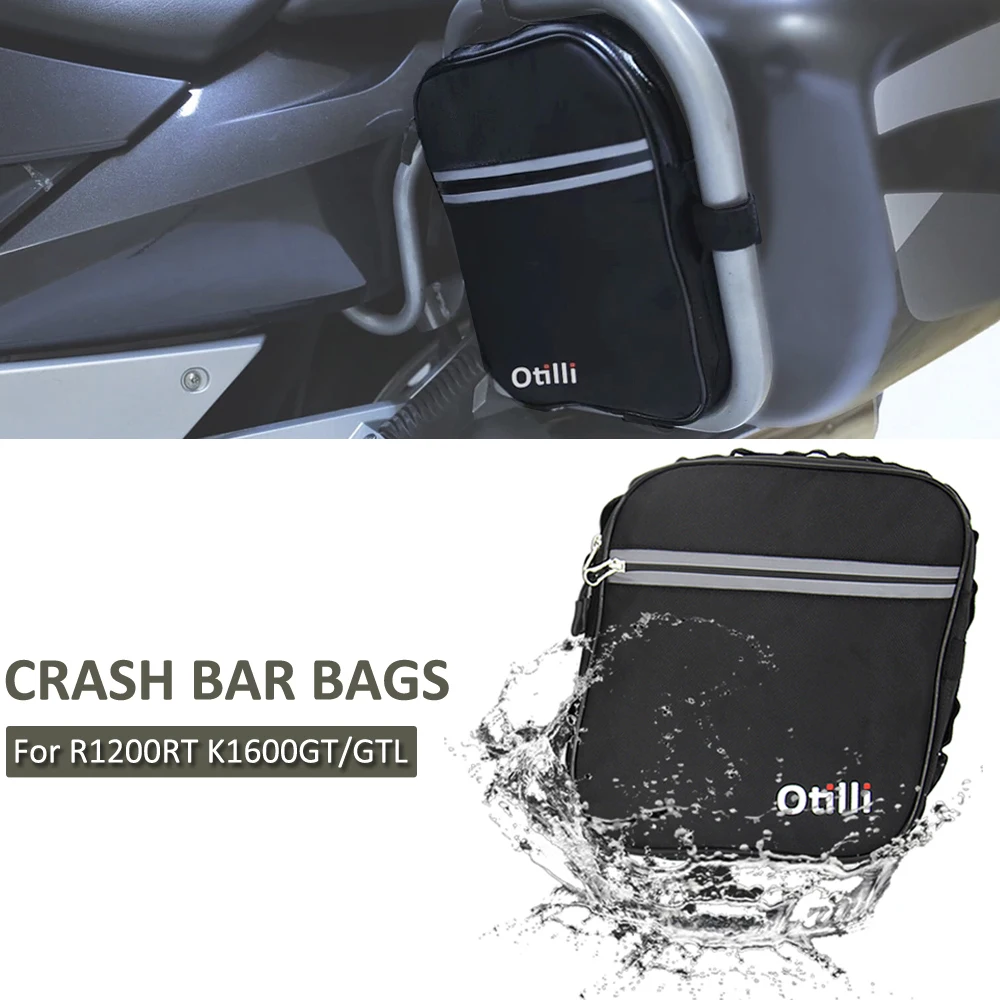 

NEW Motorcycle Back Crashbars For BMW R 1200 RT K 1600 GT/GTL R1200RT Crash Bar Bags Frame Bag Storage Bags