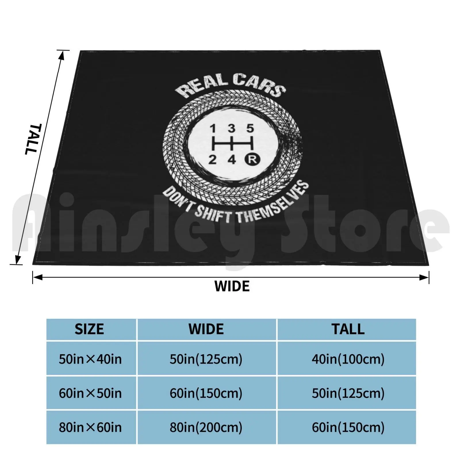 Real Cars Don't Shift Themselves Blanket For Sofa Bed Travel Real Cars Dont Shift Themselves Manual Drive Car