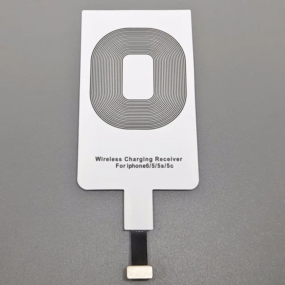 2024 Wireless Charging Receiver 2 1A Qi Wireless Charging Receiver Adapter for iOS 7 8 Plus 11 Pro Max