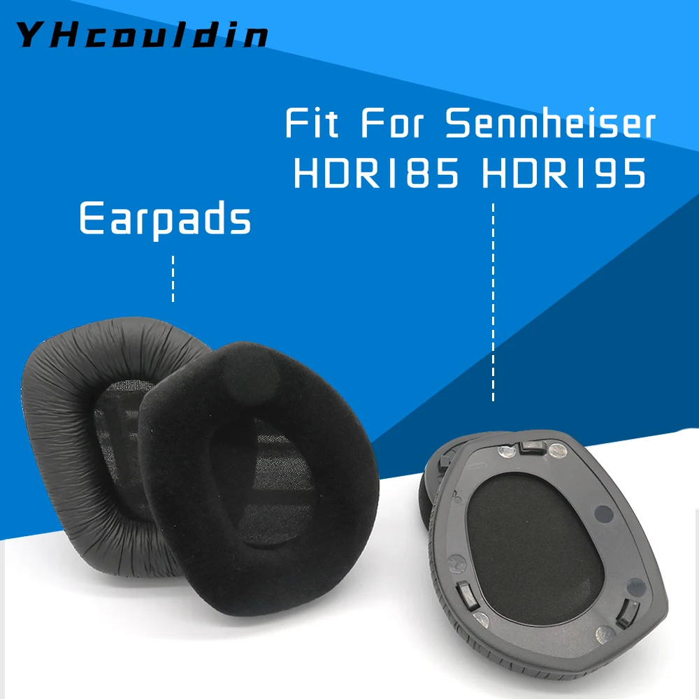 Ear pads For Sennheiser HDR185 HDR195 Earpads Ear Pad Cushion Muffs Headphone Accessaries