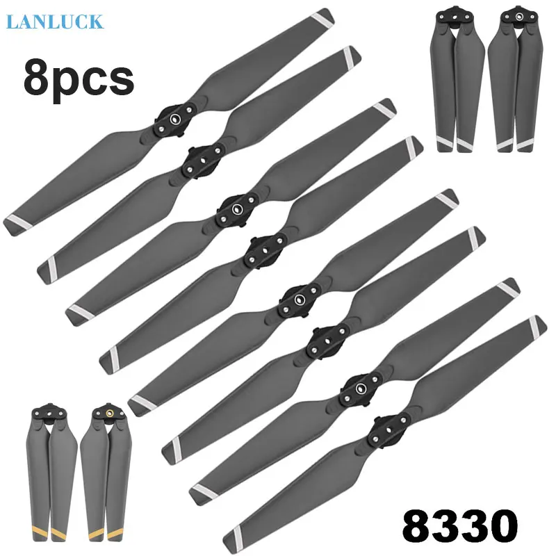 8pcs 8330 Propeller for DJI Mavic Pro Drone Folding Quick Release Props Replacement Blade Accessory Spare Parts CW CCW 8330F Fan