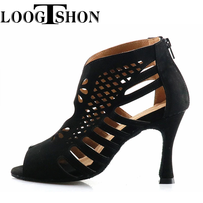 LOOGTSHON shoes woman spring summer 2022 Women summer shoe heel shoe latin dance shoes