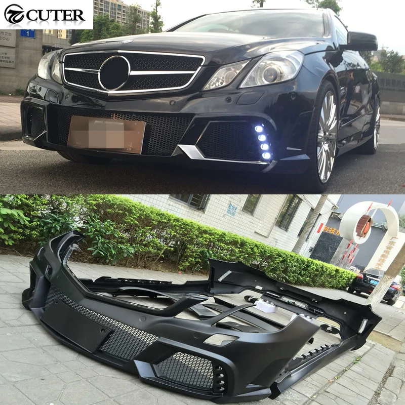 

W207 Wd Style Car Body Kit Frp Front Bumper Rear Bumper Side Skirts Side Fenders for Mercedes Bens e Coupe Wald Style 2009-2012