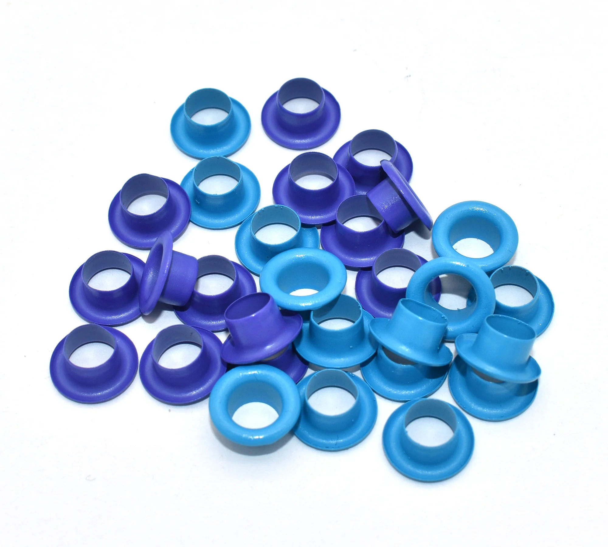 Blue/Purple Eyelet Grommet 6mm Iron Eyelet Grommet DIY Leather Craft Shoes Accessories Sewing Bag Purse Handbag Making Hardware