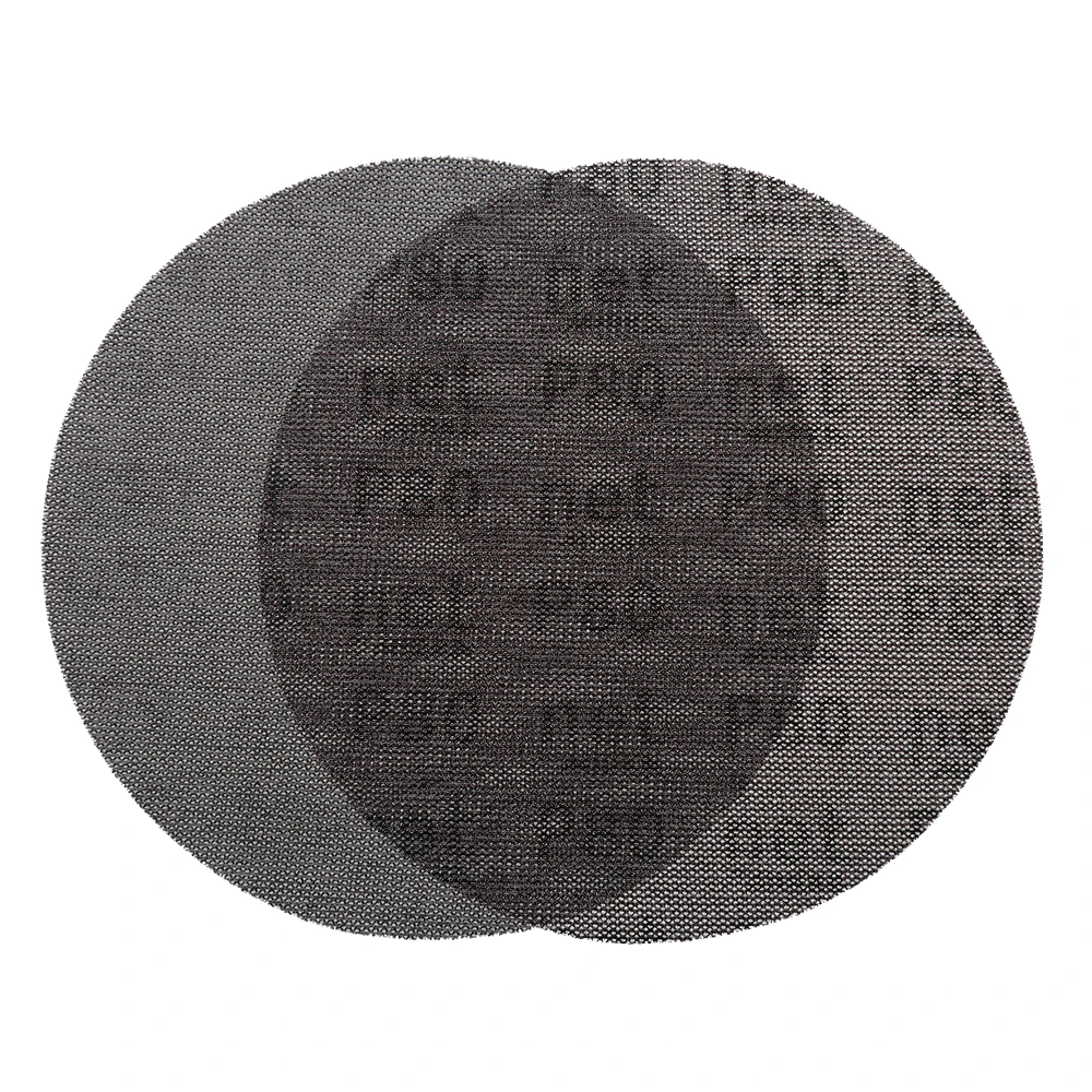 15Pcs 9 Inch 220mm Sandpaper Autonet Mesh Sanding Discs Dust Free Anti-blocking 80/120/180/240/320 Grits