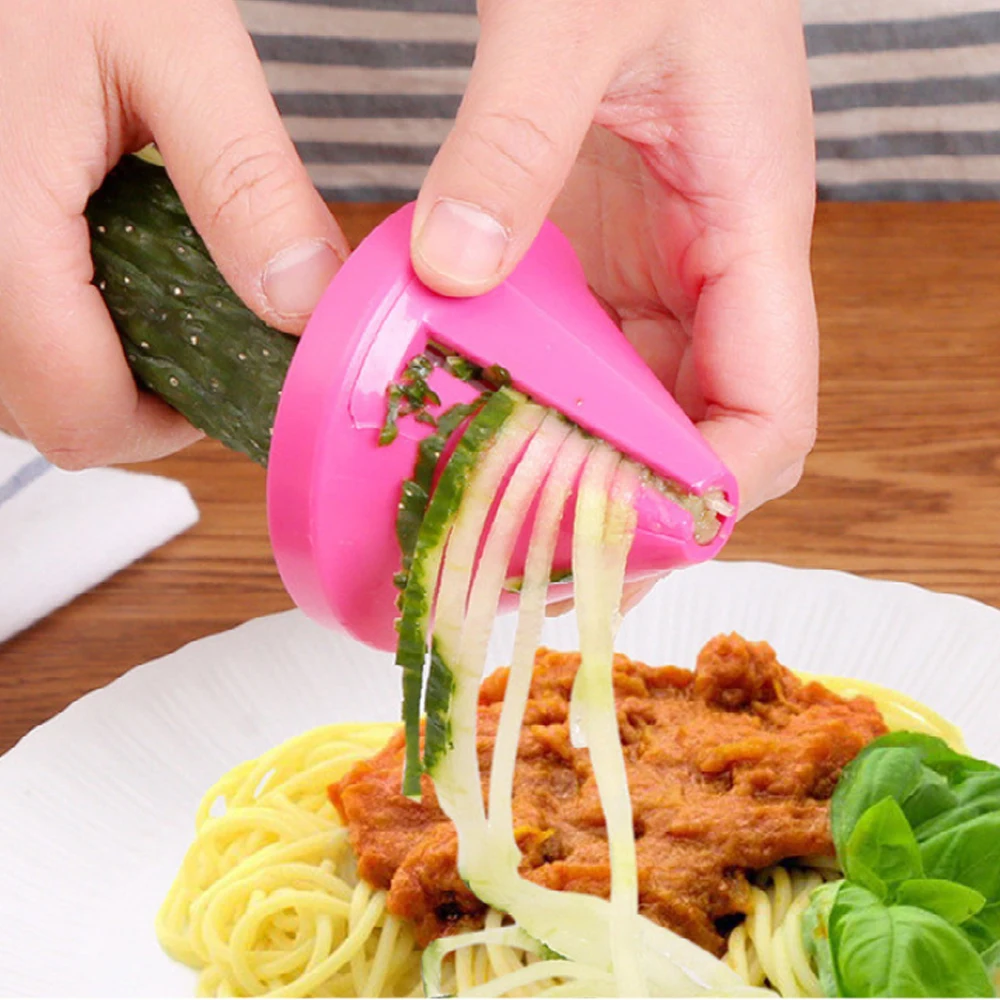 Kitchen Tool Vegetable Fruit Multifunction Spiral Shredder Peeler Manual Potato Carrot Radish Rotating Grater Kitchen Accessorie