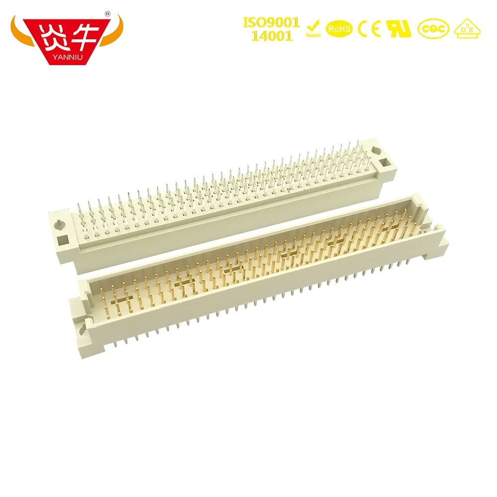 

10Pcs 4128 DIN 2.54mm Pitch 4Row CONNECTOR 4x32P 128PIN MALE RIGHT ANGLE PINS EUROPEAN SOCKET 24128 221281 1100-4128S