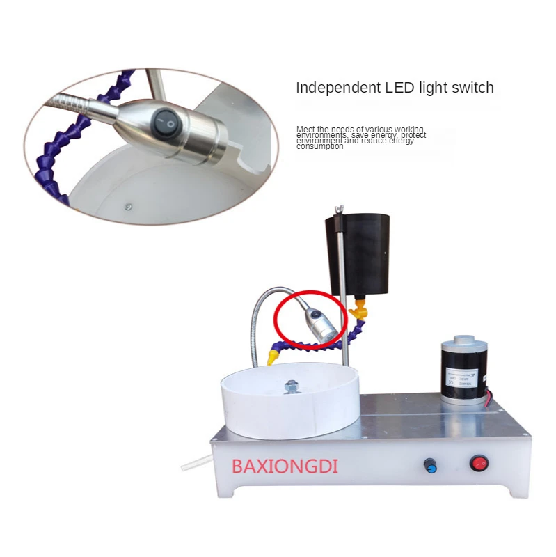

2800 Rpm Precision Jewelry Stone Polishing Machine Molding Machine Gem Faceting Machine DC Stepless Speed Gem Angle Grinder