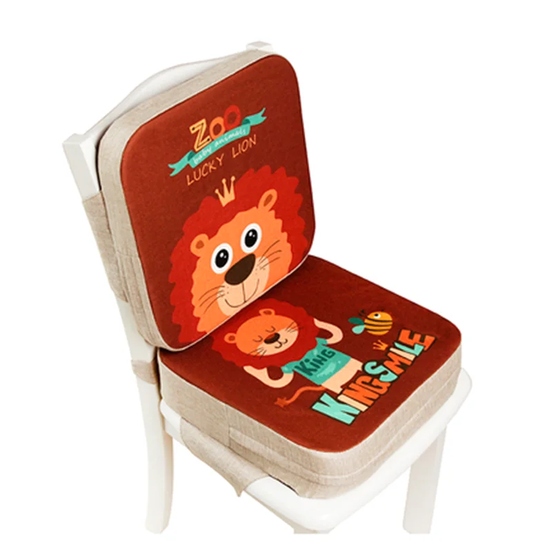 Almofada de jantar do bebê crianças aumentou a almofada da cadeira ajustável lavável portátil removível highchair cadeira do impulsionador do assento