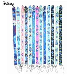 10Pcs Disney Stitch Mobile Phone Straps for Keys ID Card Gym Neck Strap Lanyard Badge Holder Neck Strap Hang Rope Lariat Lanyard