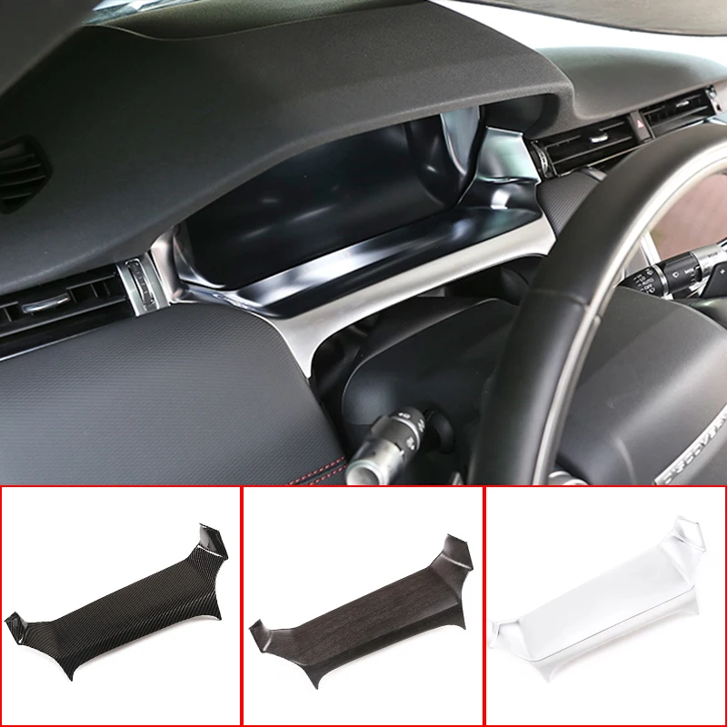 

For Land Rover Discovery Sport 2020 ABS Chrome Inner Dashboard Instrument Gauge Panel Cover Trim Garnish Strip Decoration