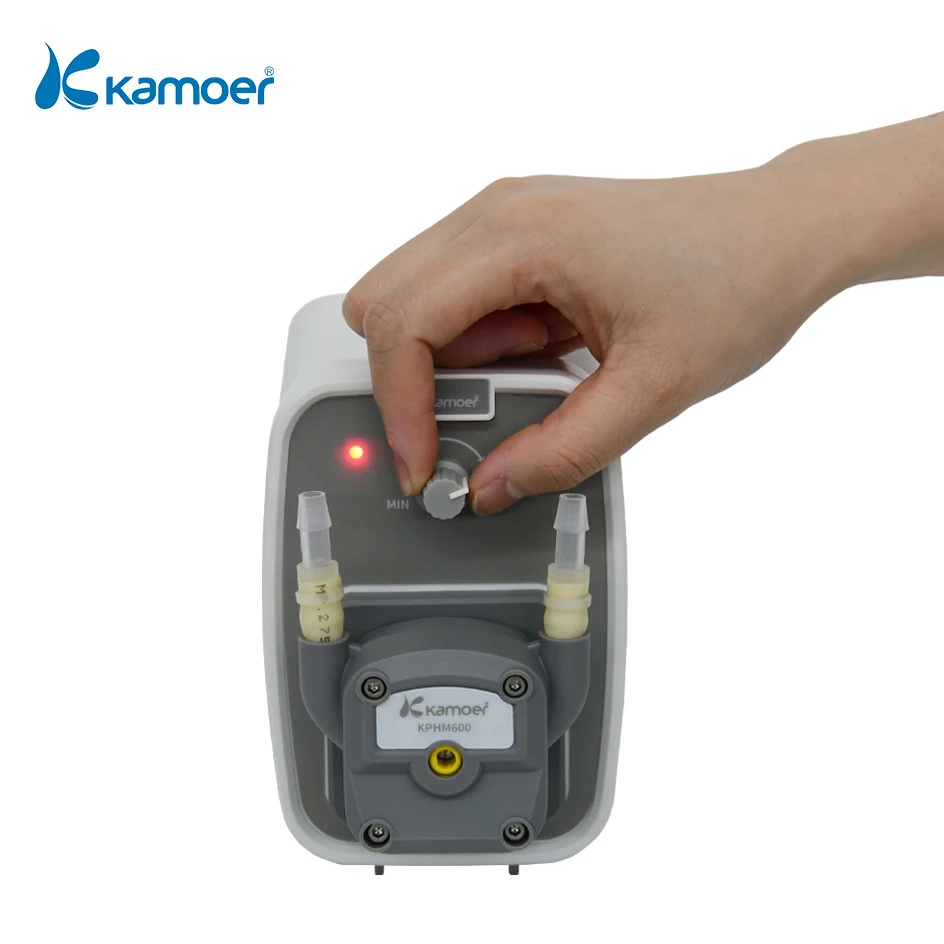 Kamoer 250-600ml/min KCP600 High Flow Peristaltic Pump 24V Adjustable BPT Tube 6.4*9.6mm Liquid Dosing Pump for Lab