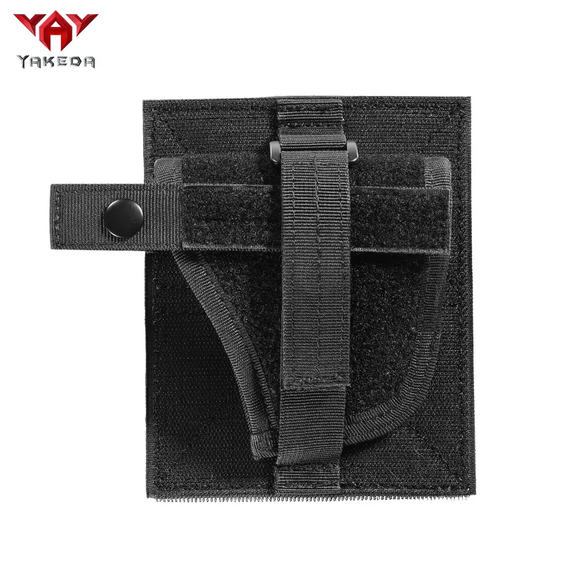 Yakeda abnehmbare schwarz taktische waffe taschen wasserdichte gun fall halter pistole holster