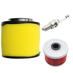 Motorcycle Air Filter & Oil Filter & Spark Plug parts for Honda FourTrax 300 Foreman 400 450 TRX300FW TRX300 TRX400FW TRX450S