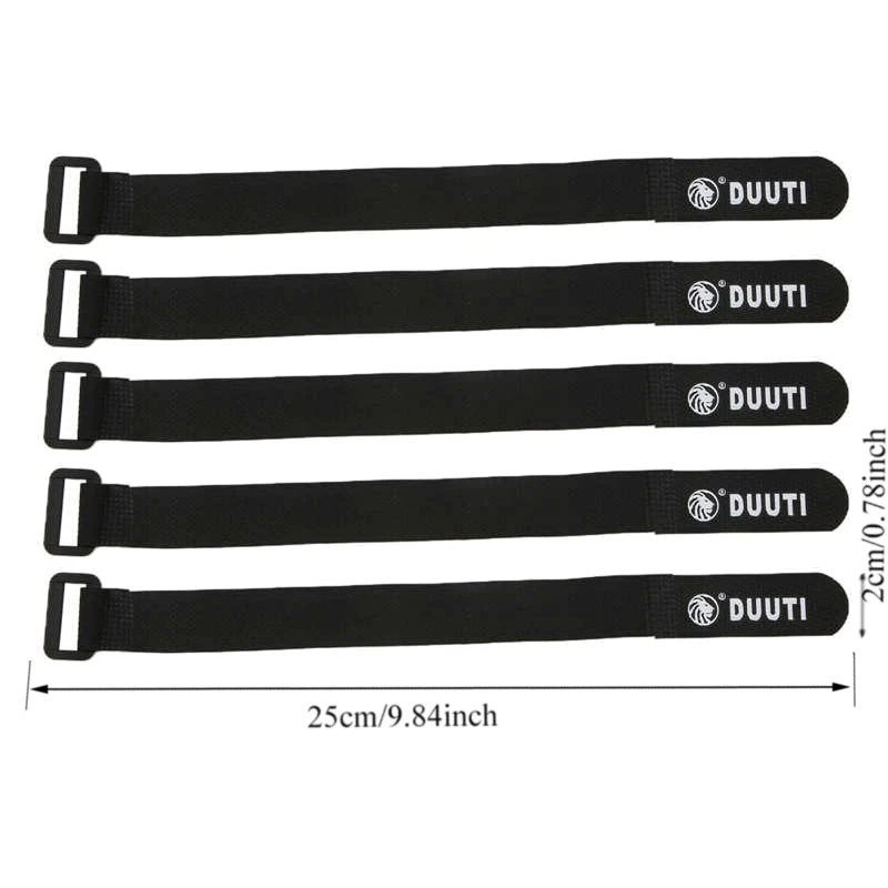 5Pcs Bike Tie Fixed Strap Cable Tie Holder