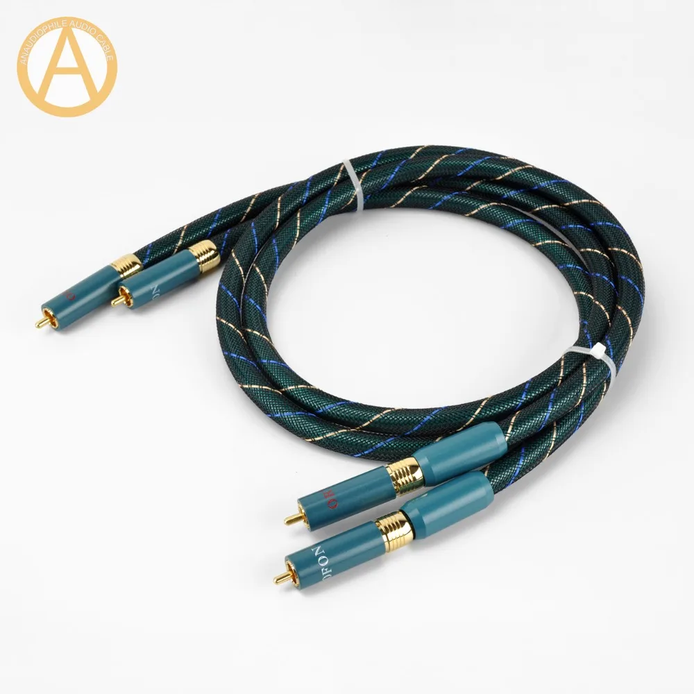 HIFI ORTOFON RCA Audio Interconnect Cable Ortofon 8NX Cable Amazing Sound Thick Conductor For Hi-End Amplifier Preamp