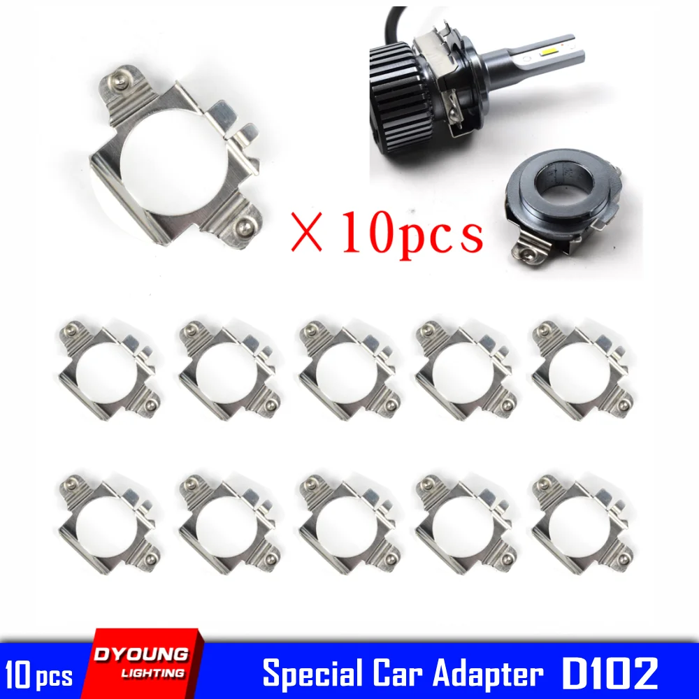 10x Adapter Led H7 For Ford Base Car Holder For Mercedes-Benz Fdge Chery With Headlamp Metal Excellent Use D102