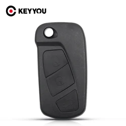 KEYYOU For Ford KA 3 Buttons Remote Folding Key Housing Case Holder 2008-2016 Flip Car Key Shell Fob Car Accessories