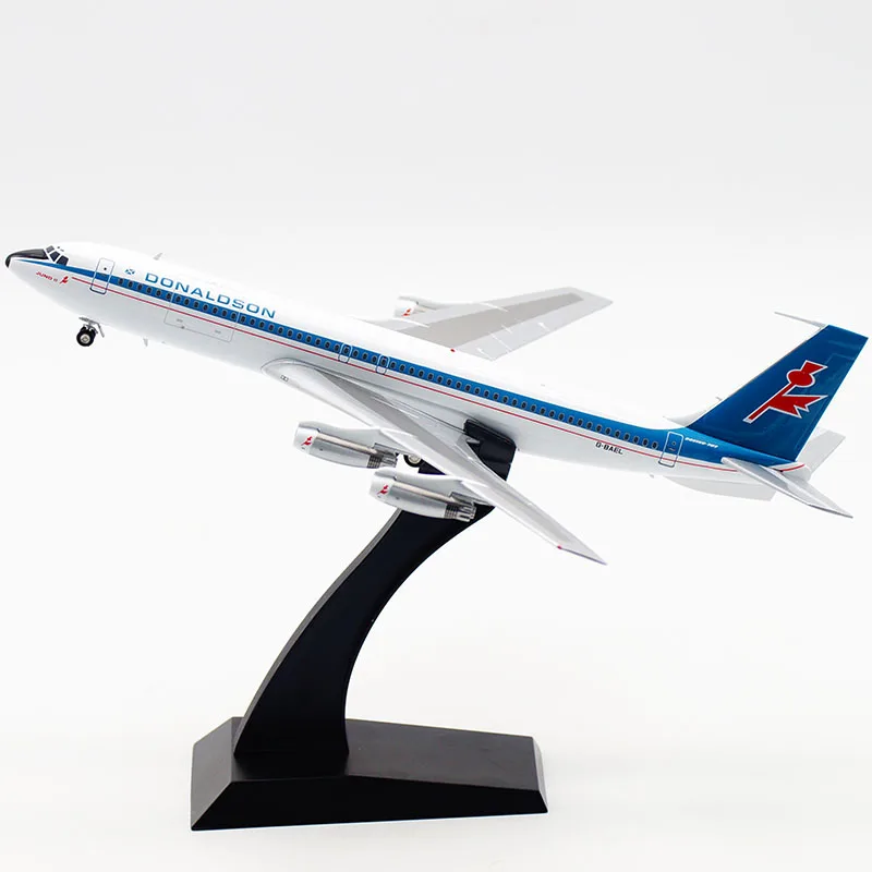 1:200 Alloy Collectible Plane Gift ARD2070 DONALDSON Airlines Boeing B707-300 Diecast Aircraft Jet Models G-BAEL With Stand