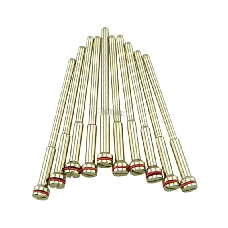 Brocas de polimento de laboratório dentário, haste de polimento de laboratório dentário de 2.35mm para ferramenta rotativa, haste de mandril, 10