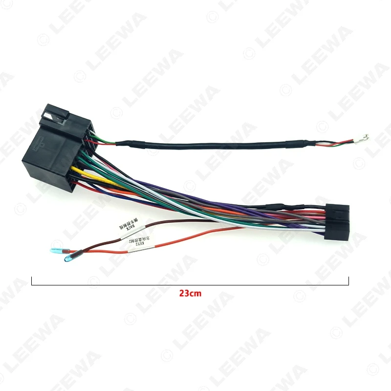 LEEWA Car 16pin Wiring Harness USB Adapter For Hyundai Verna/Accent/Forte/Cerato/Sorento/Sportage/Soul Stereo Installation