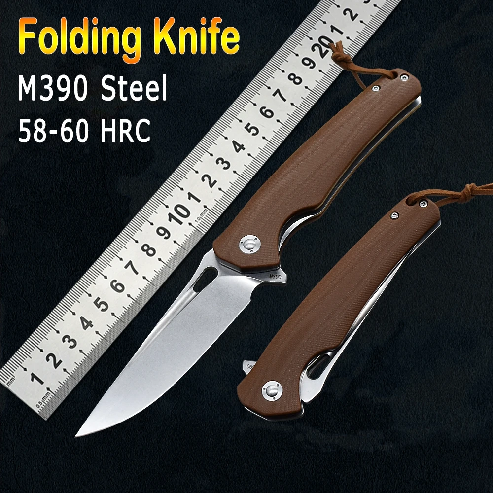 

M390 Steel Sharp Blade Pocket Survival Utility Knife Tool Camping Tactics Knives Outdoor Defense Household EDC Folding Knife