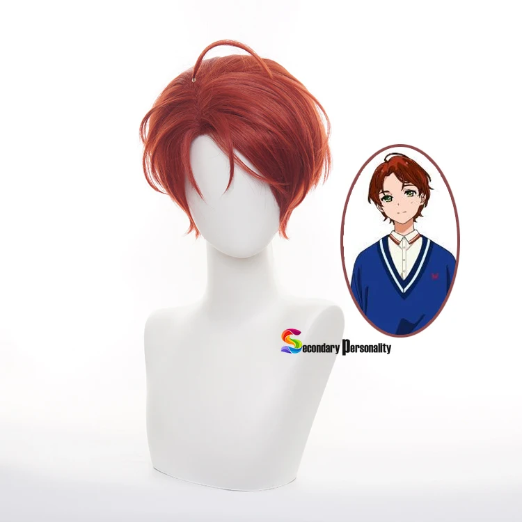 

2021 New WONDER EGG PRIORITY Wig Anime Momoe Sawaki Cosplay Costume Heat Resistant Synthetic Hair + Wig Cap