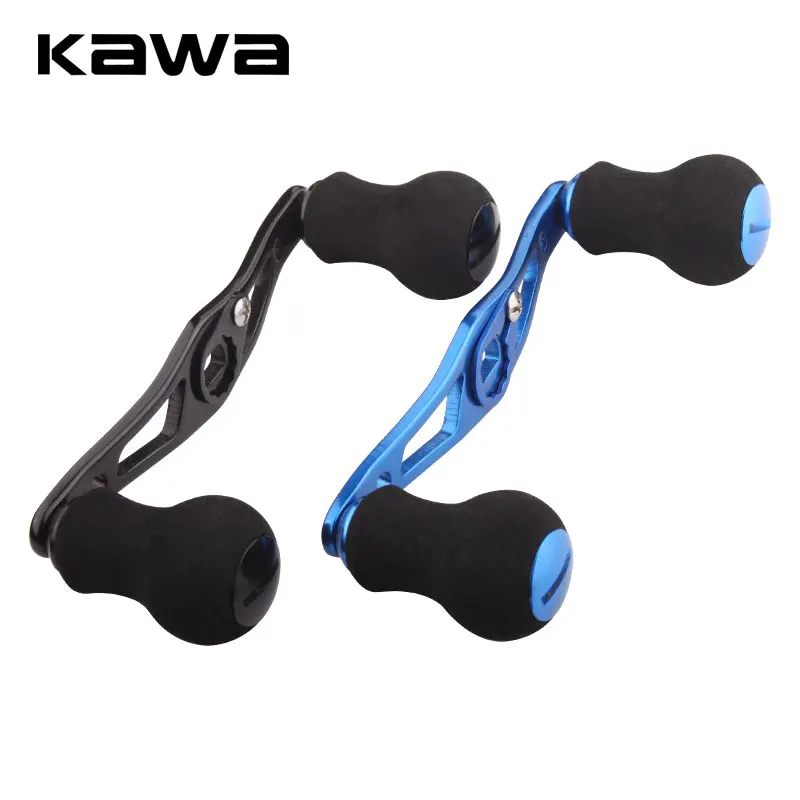 KAWA Fishing Reel Handle For Bait Casting Reels Assembly Hole 8x5mm Length Is 100mm Alloy Handle With Eva Knob Reel Accessory