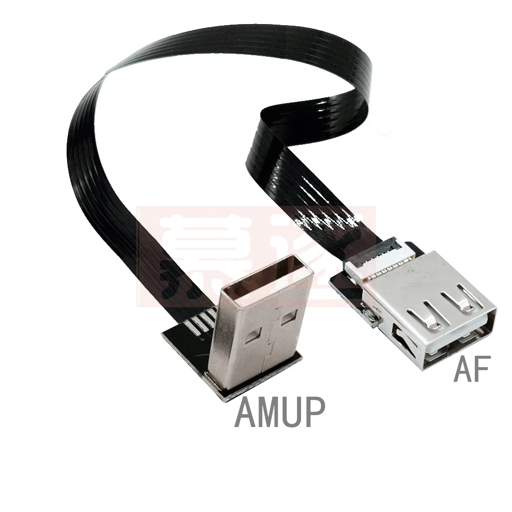 Câble ruban pour moniteur FPV 5cm-100cm standard USB 2.0 mâle à 600 FDavid, super doux et plat FPC