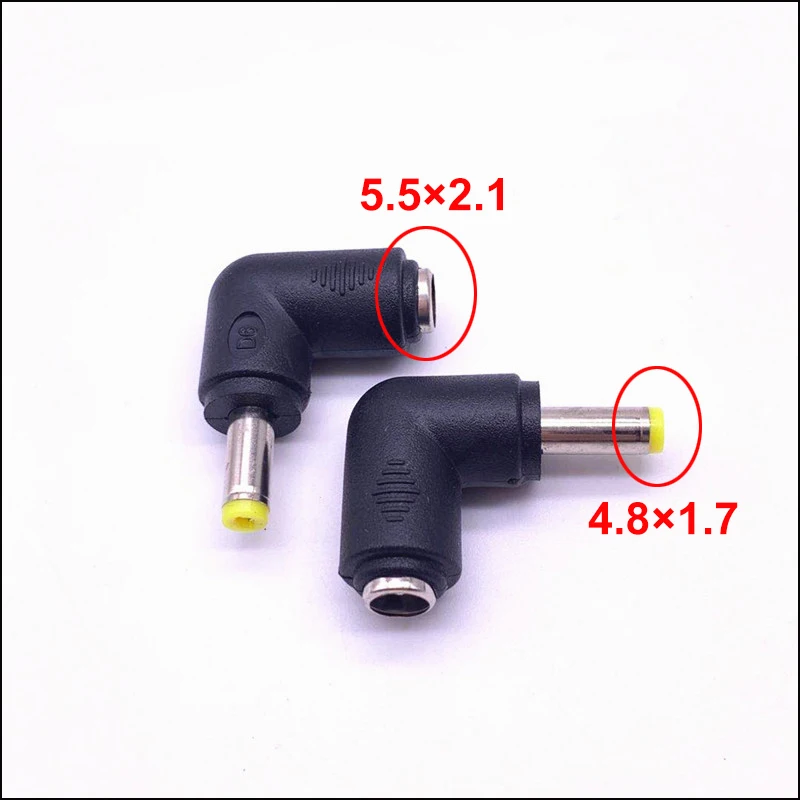Złącze DC 5,5 x 2,1/2,5 mm żeńskie na 3,0 × 1,1、4,0 × 1,35、4,0 × 1,7、5,5 × 2,1、5,5 × 2,5 mm męski konwerter wtyczki Zasilacz do laptopa — zdjęcie 7