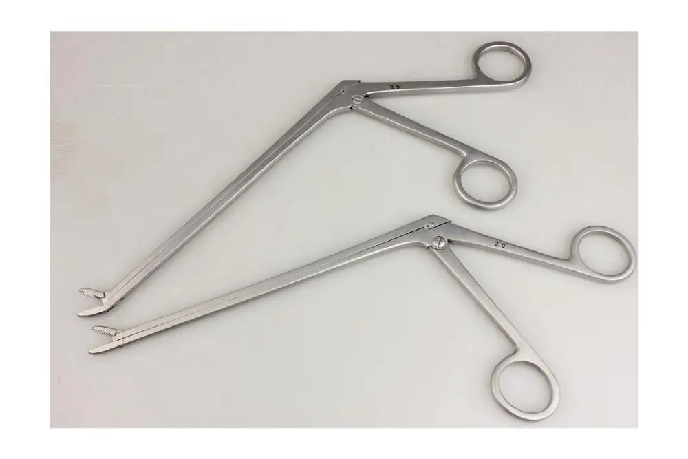 Animal vocal cord excision clamp medical gun type lamina and nucleus pulposus forceps without injury vocal cord Surgical scissor