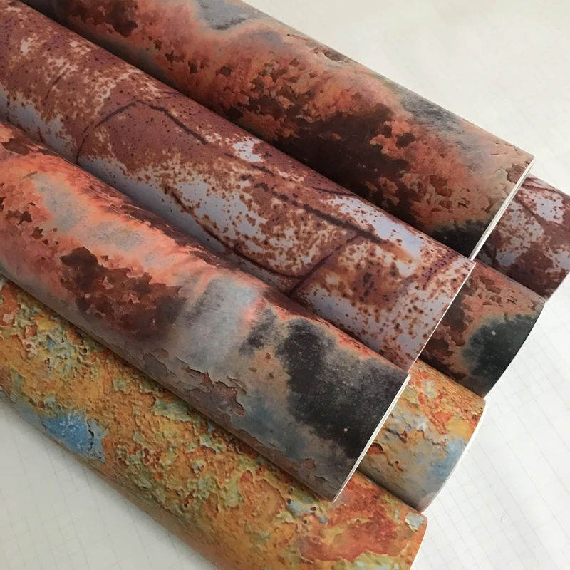 DIY Styling Rusty Vinyl Film Air Release Adhesive Rusting Car Wrap Foil Sticker Bomb Motorbike Scooter Boat Wrapping Decal