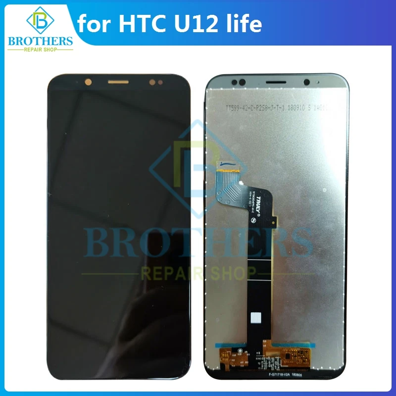 LCD Screen for HTC U12 Life LCD Display for HTC U12Life Touch Screen Assembly Without Frame Touch Digitizer Phone Replacemen Top