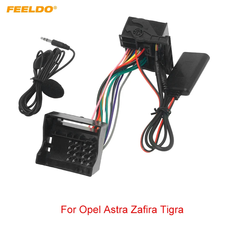 

FEELDO Car Bluetooth Module AUX-in Audio MP3 Music Adapter For Opel Astra Zafira Tigra Stereo Wire Harness